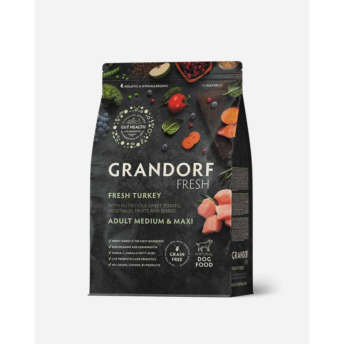 Grandorf Fresh Adult - Frisk Kalkun og Kornfri - 3kg