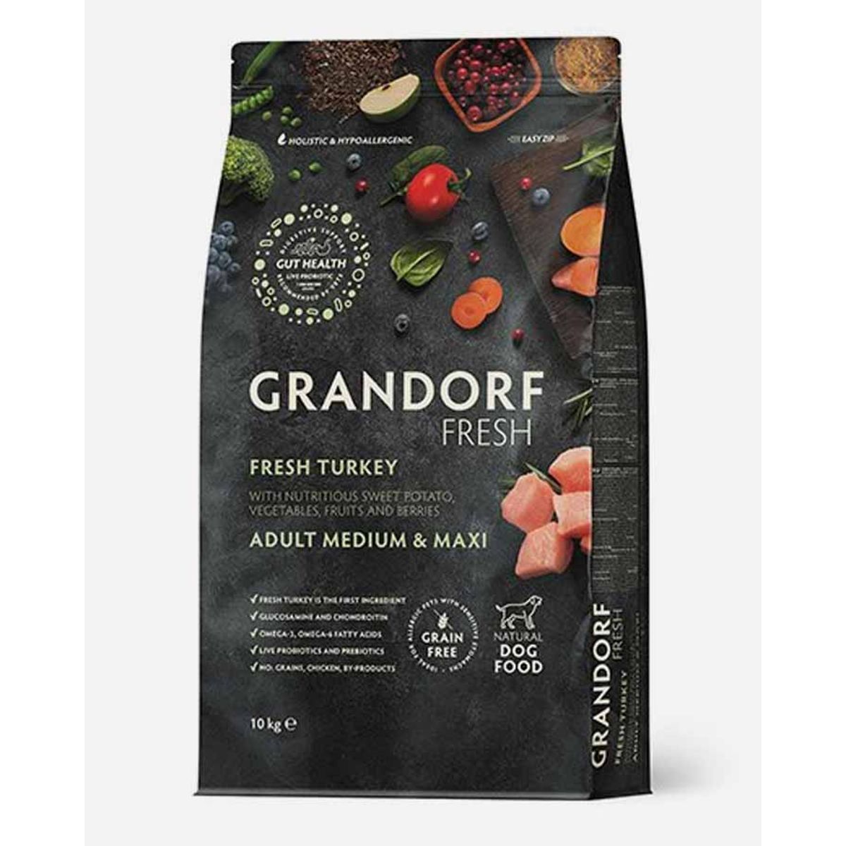 Grandorf Fresh Adult - Frisk Kalkun og Kornfri - 10kg