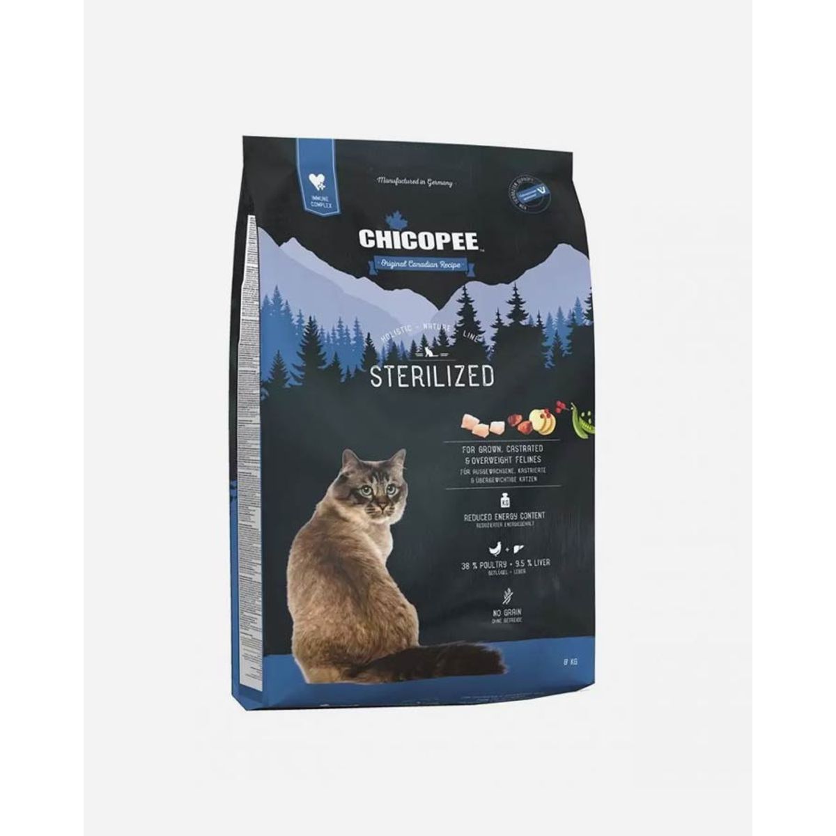 Chicopee Holistic Nature Line Cat Sterilized - 8 kg - kornfrit