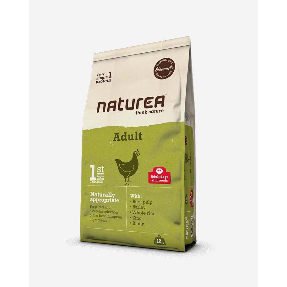 Naturea Elements Adult - 12kg med Kylling