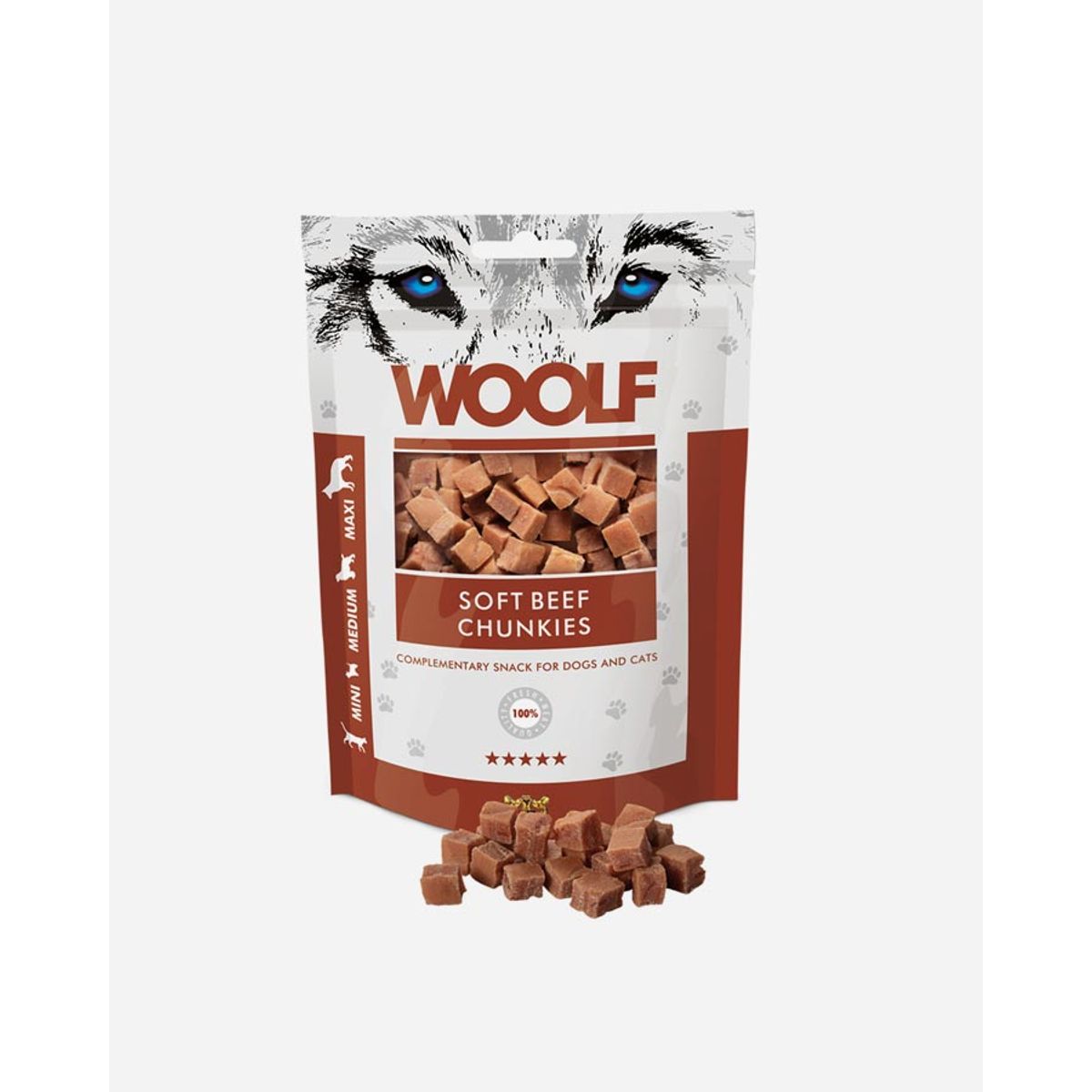 Woolf Soft Beef Chunkies - Okse