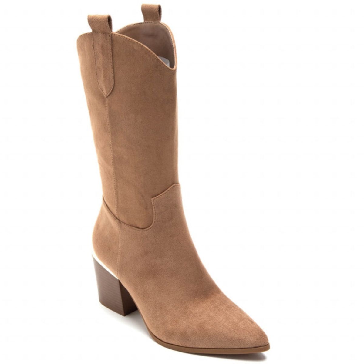 Astrid dame cowboystøvler 9600 - Camel