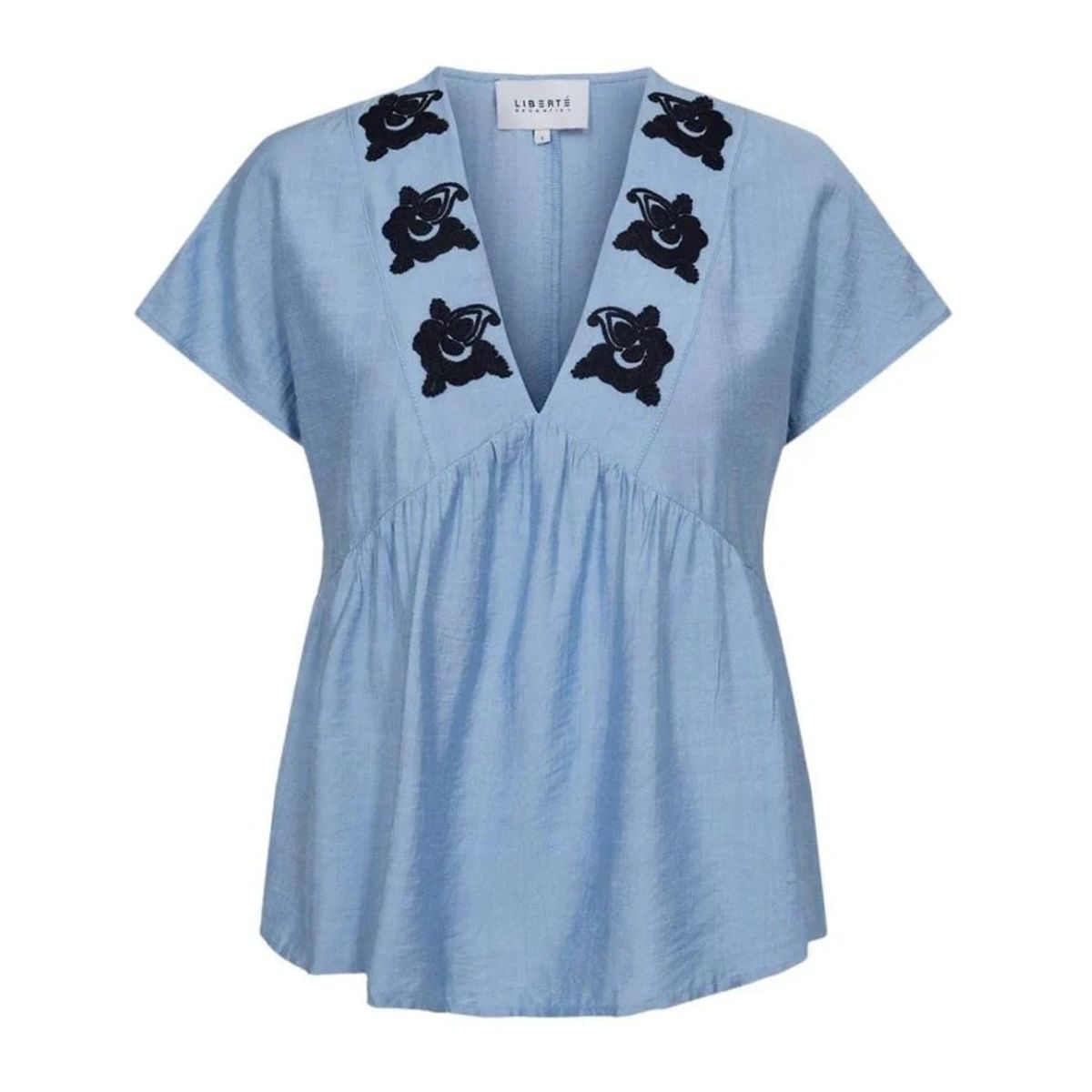 Liberte dame bluse ROSELI 21722 - Dusty Blue