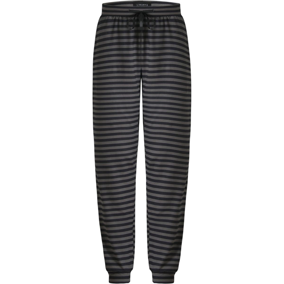 Liberté dame bukser ALMA 9500 - DARK GREY BLACK STRIPE