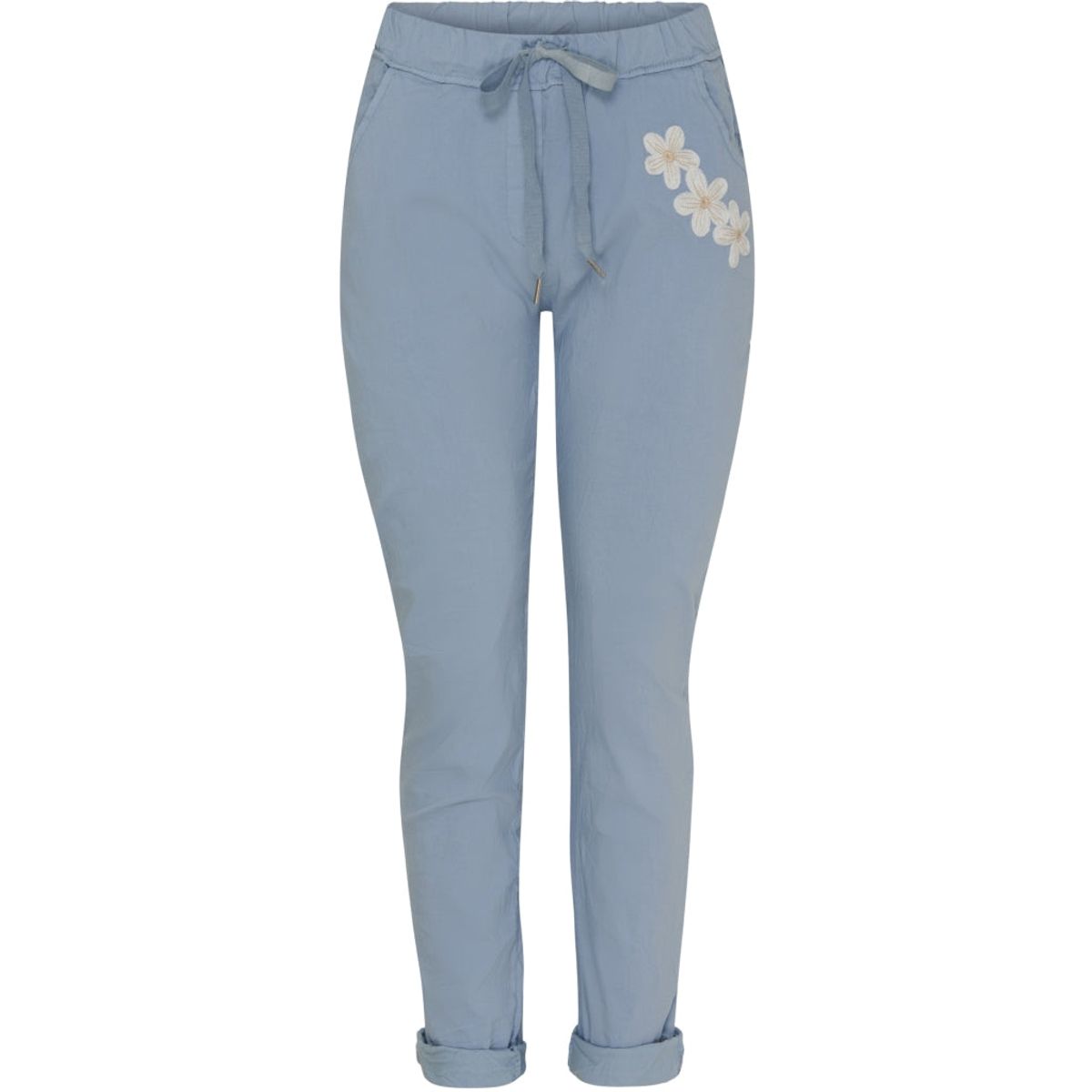 Marta Du Chateau dame bukser MdcTalia - Jeans/White Flower