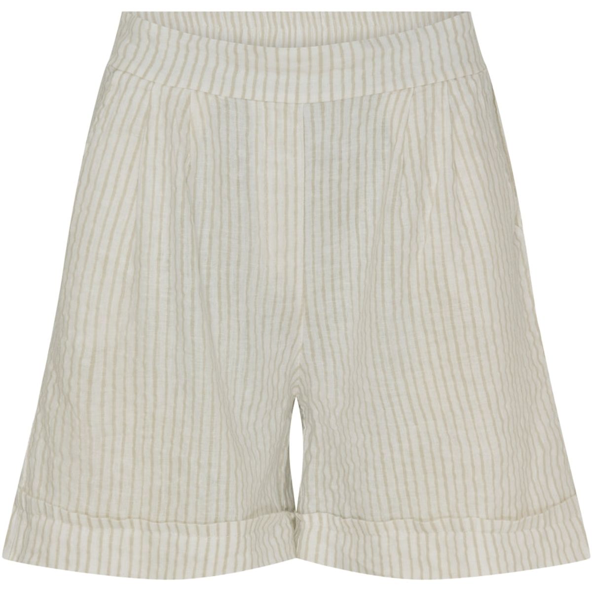 Marta Du Chateau dame shorts MdcSophia - Panna Beige 1752 Stripe