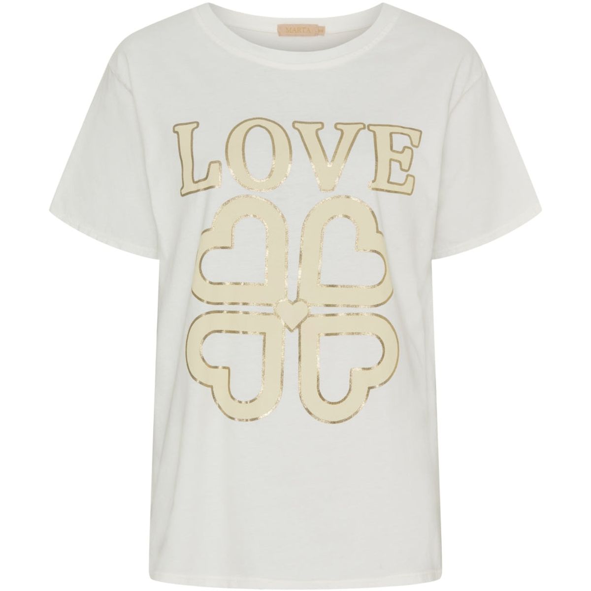 Marta du Chateau dame tee MdcInge .0532 - Offwhite Love