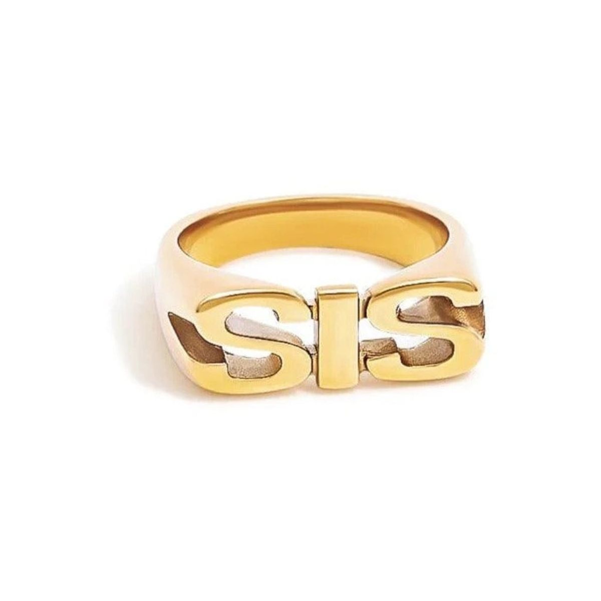 Muun Studios SIS Ring 18K Guldbelagt R049 - Guld