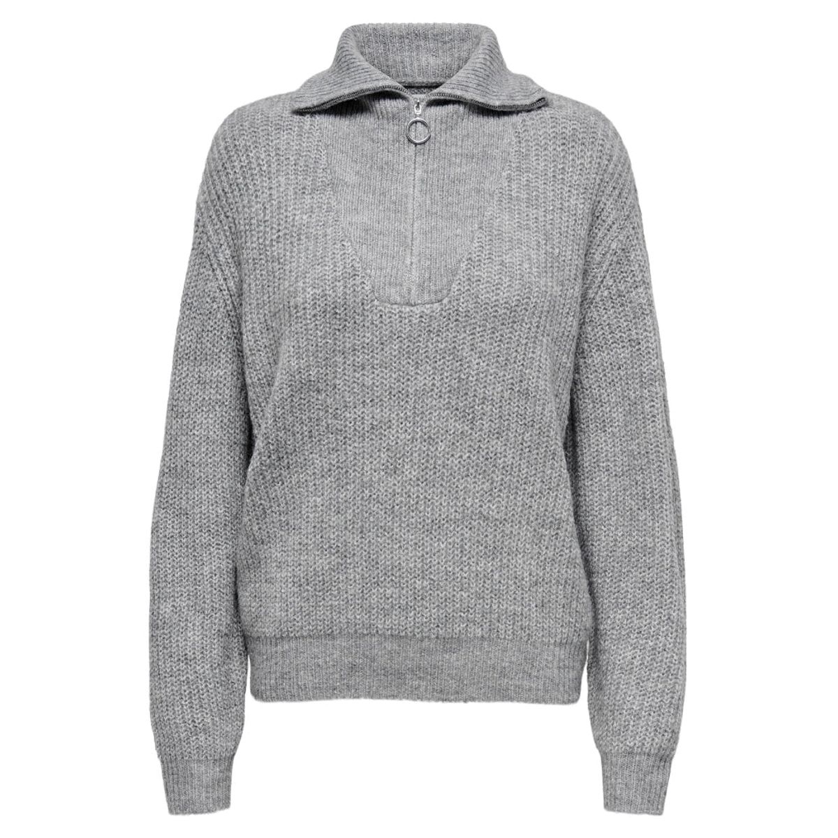 ONLY dame strik ONLBAKER - Medium grey melange