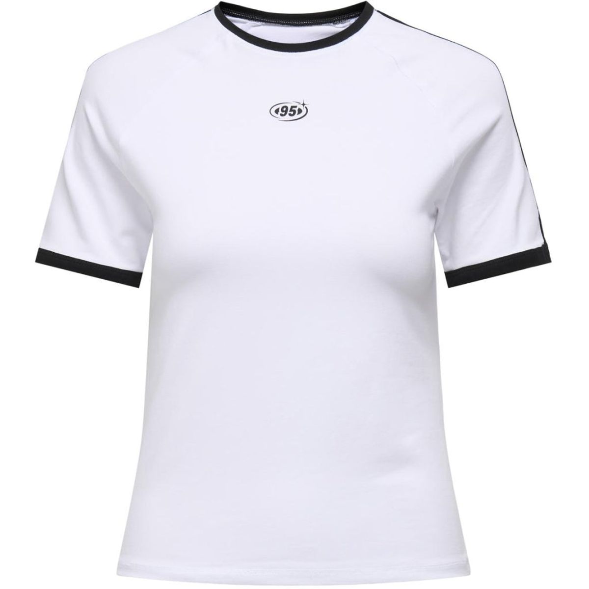 ONLY dame t-shirt ONLCHOICE - Bright White 95 logo