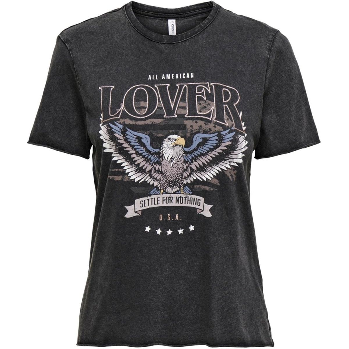 ONLY dame t-shirt ONLLUCY - Black Lover