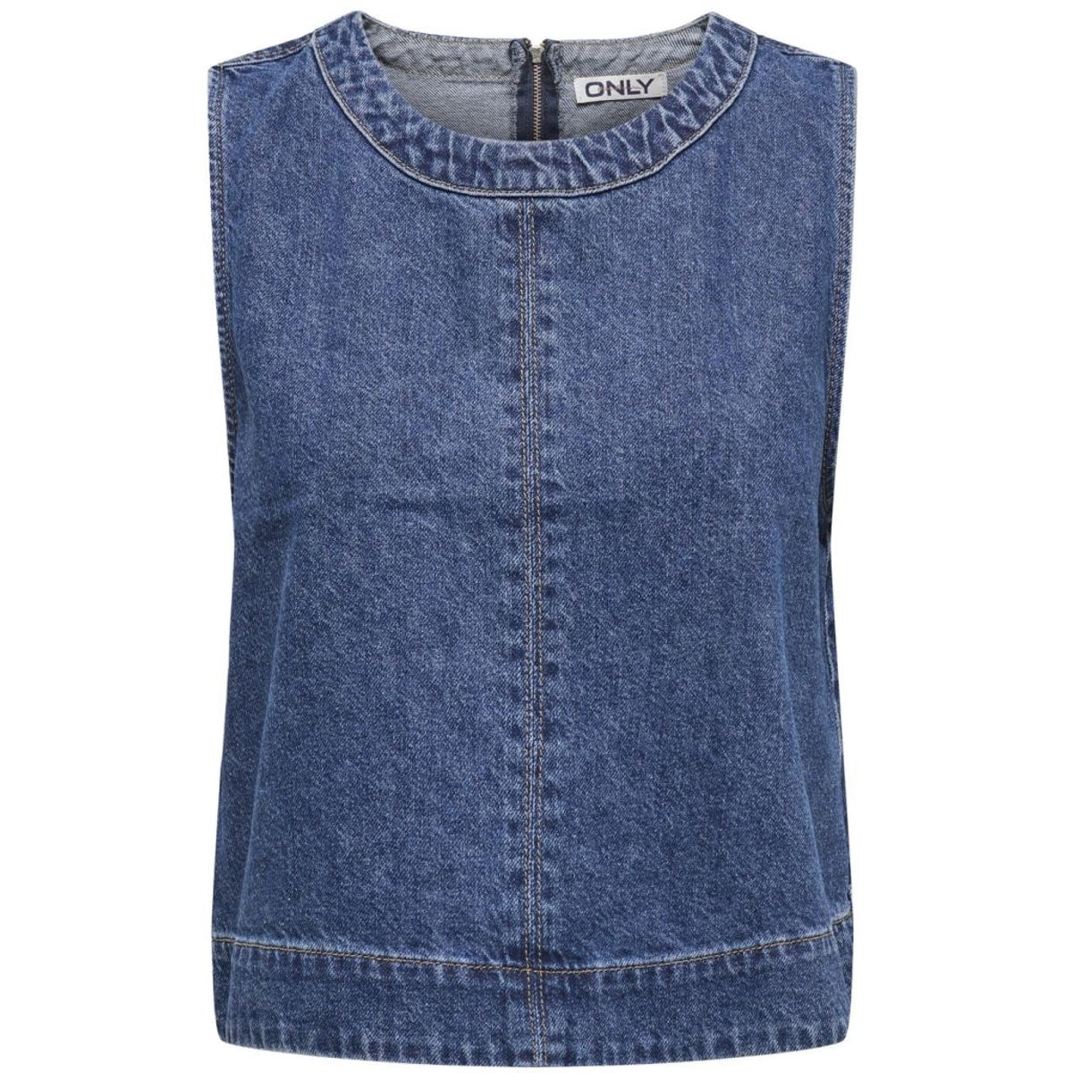 ONLY dame top ONLDORSI - Medium blue denim