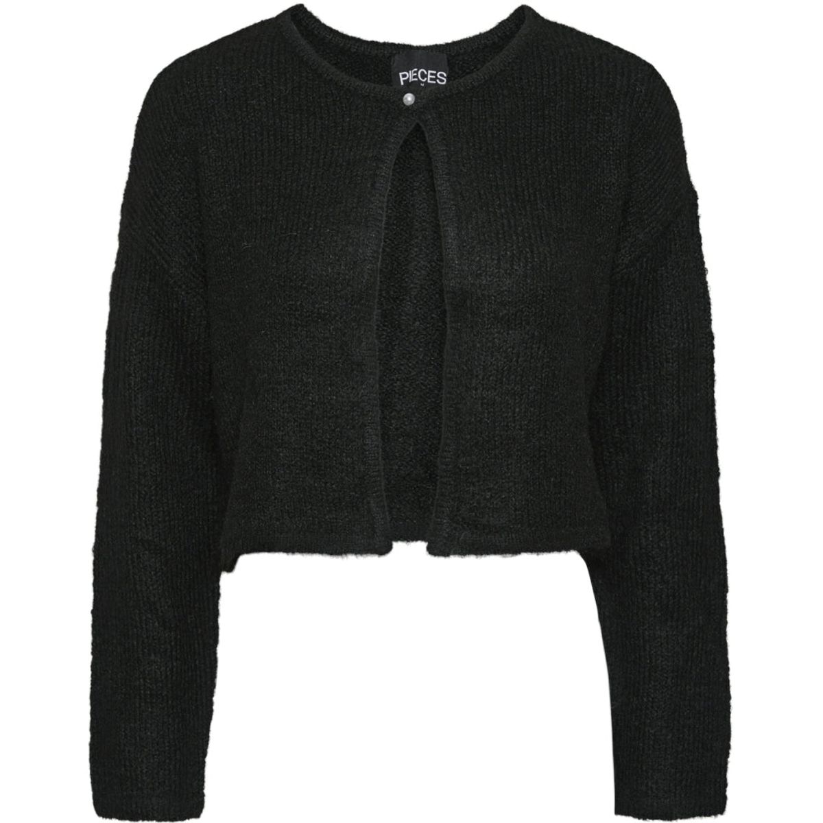 PIECES dame cardigan PCRUNO - Black