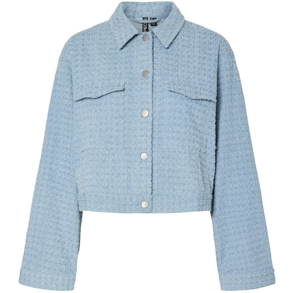 PIECES dame jakke PCJACY - Light Blue Denim