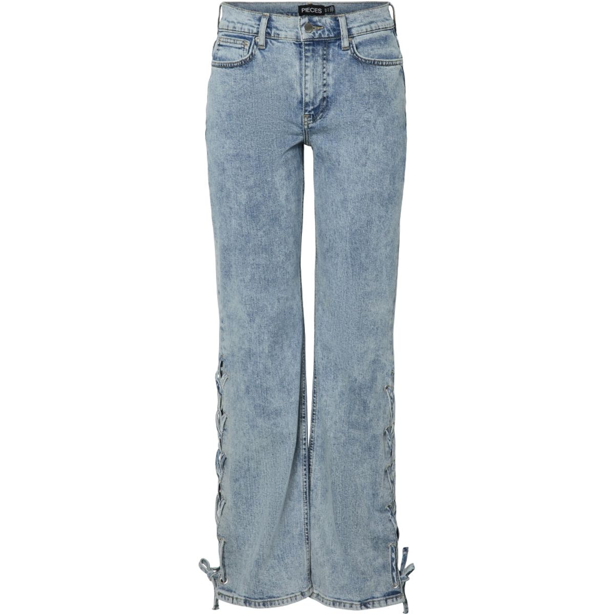 PIECES dame jeans PCFENDA - Light Blue Denim