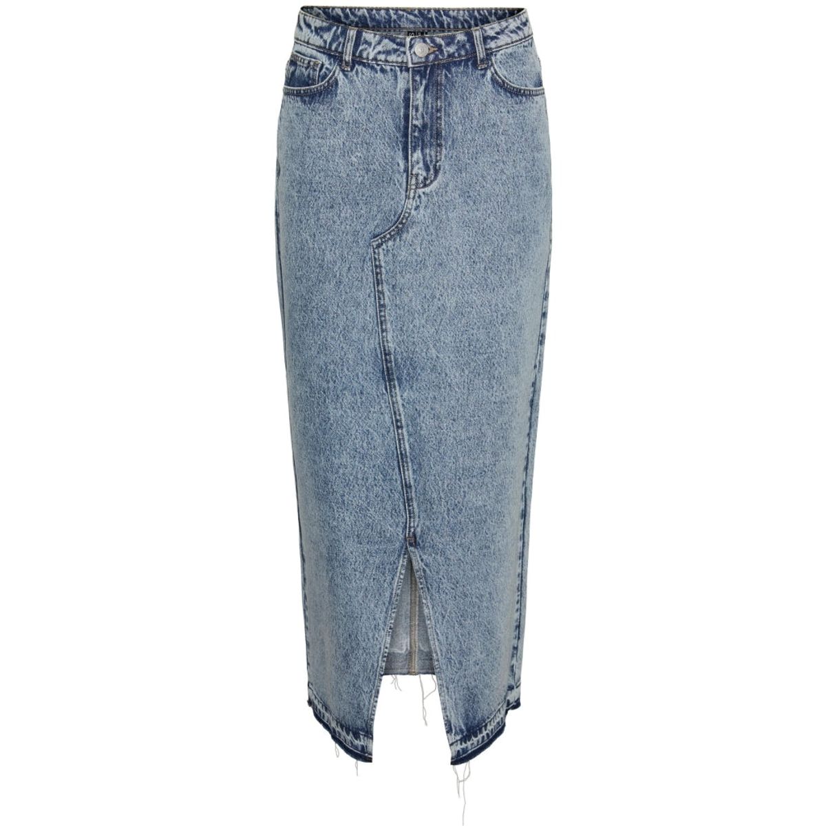 PIECES dame nederdel PCNORA - Medium blue denim