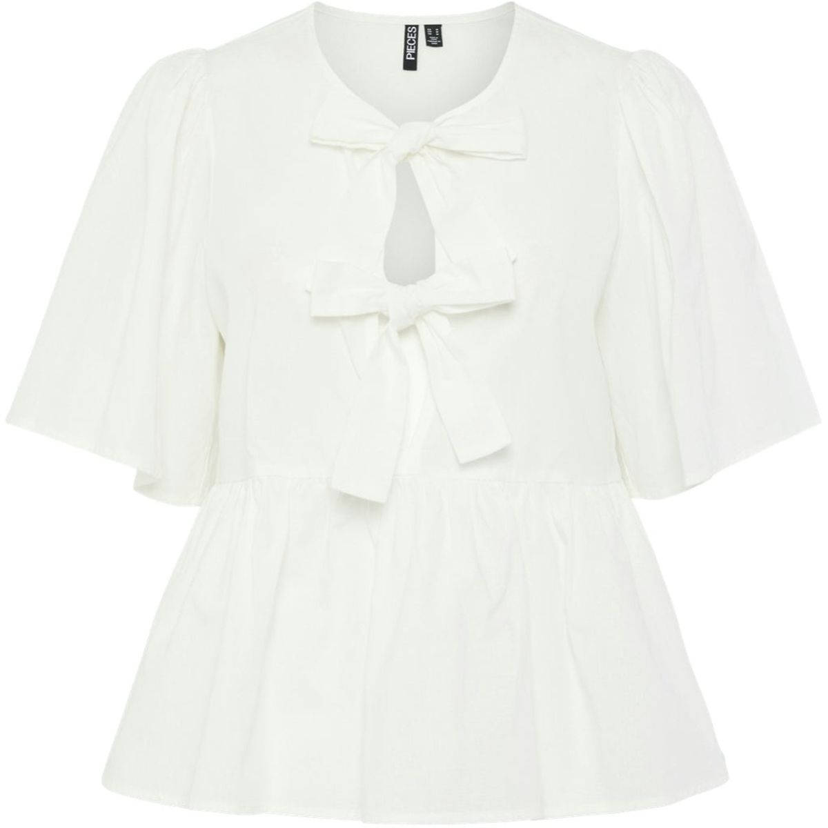 Pieces dame bluse PCMAYA - Bright White