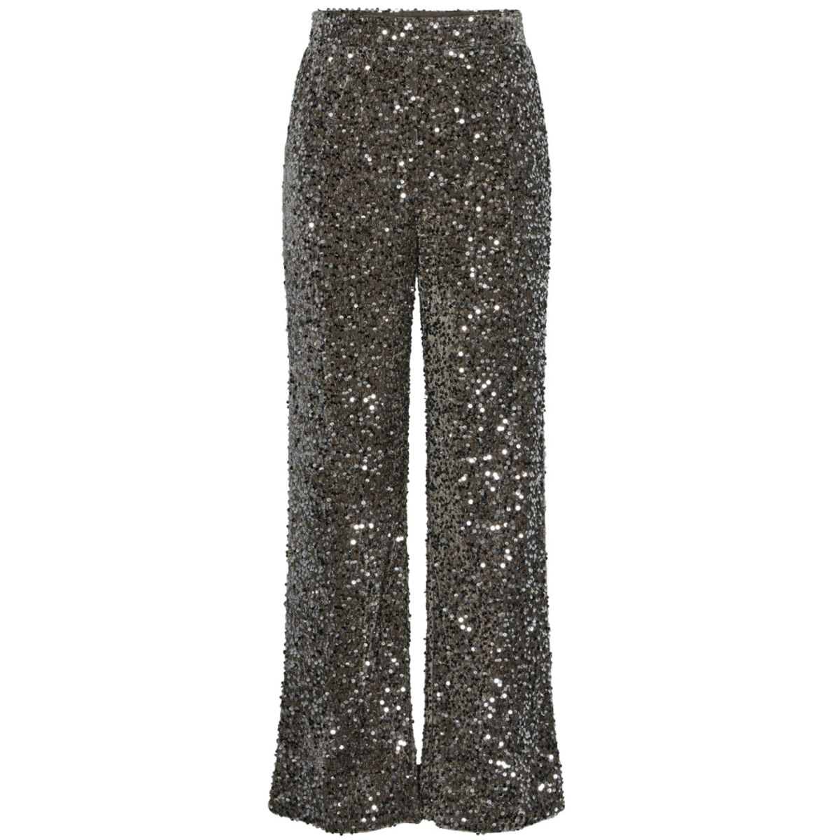 Pieces dame bukser PCKAM - Morel Silver sequin