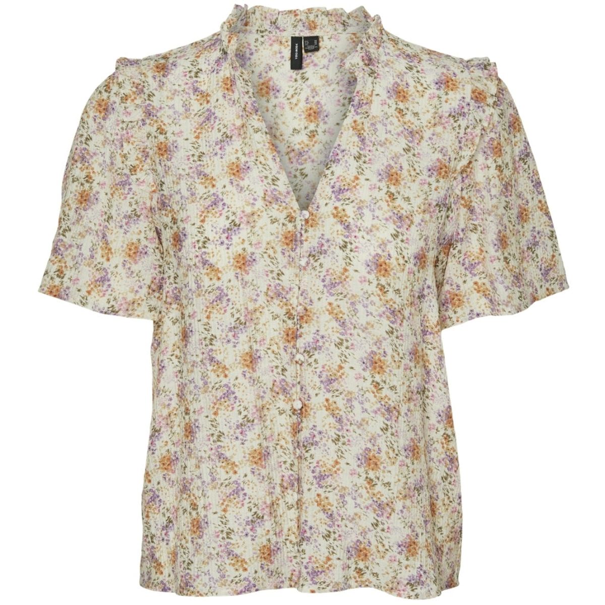 VERO MODA dame bluse VMALIA - Birch MINI FLOWER