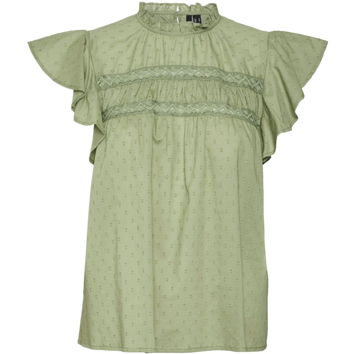 VERO MODA dame bluse VMTRINE - Hedge Green