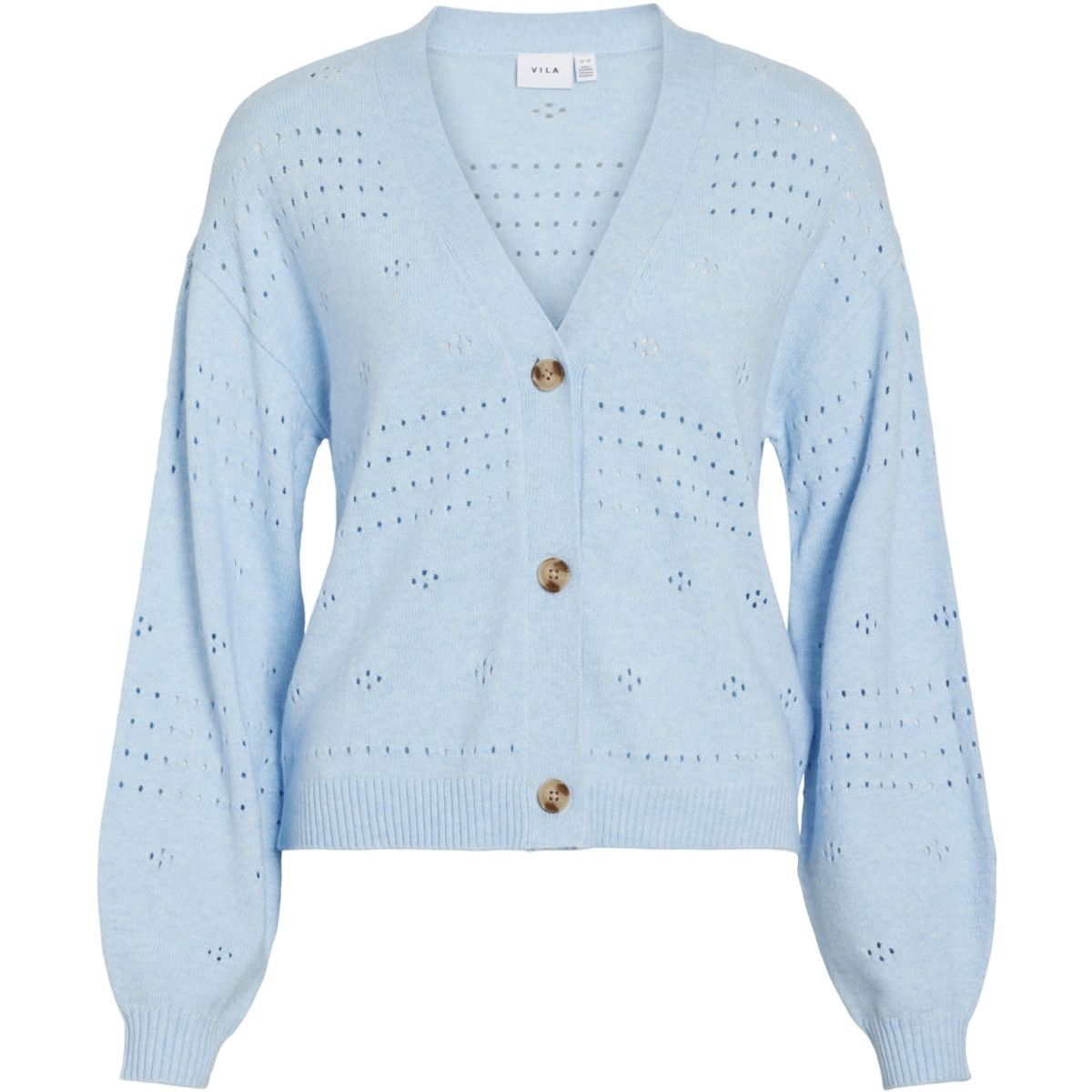 VILA dame cardigan VIRIL - Kentucky Blue MELANGE