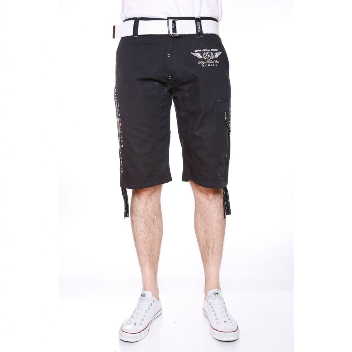 Geographical Norway Børne Shorts Pastrami - Black