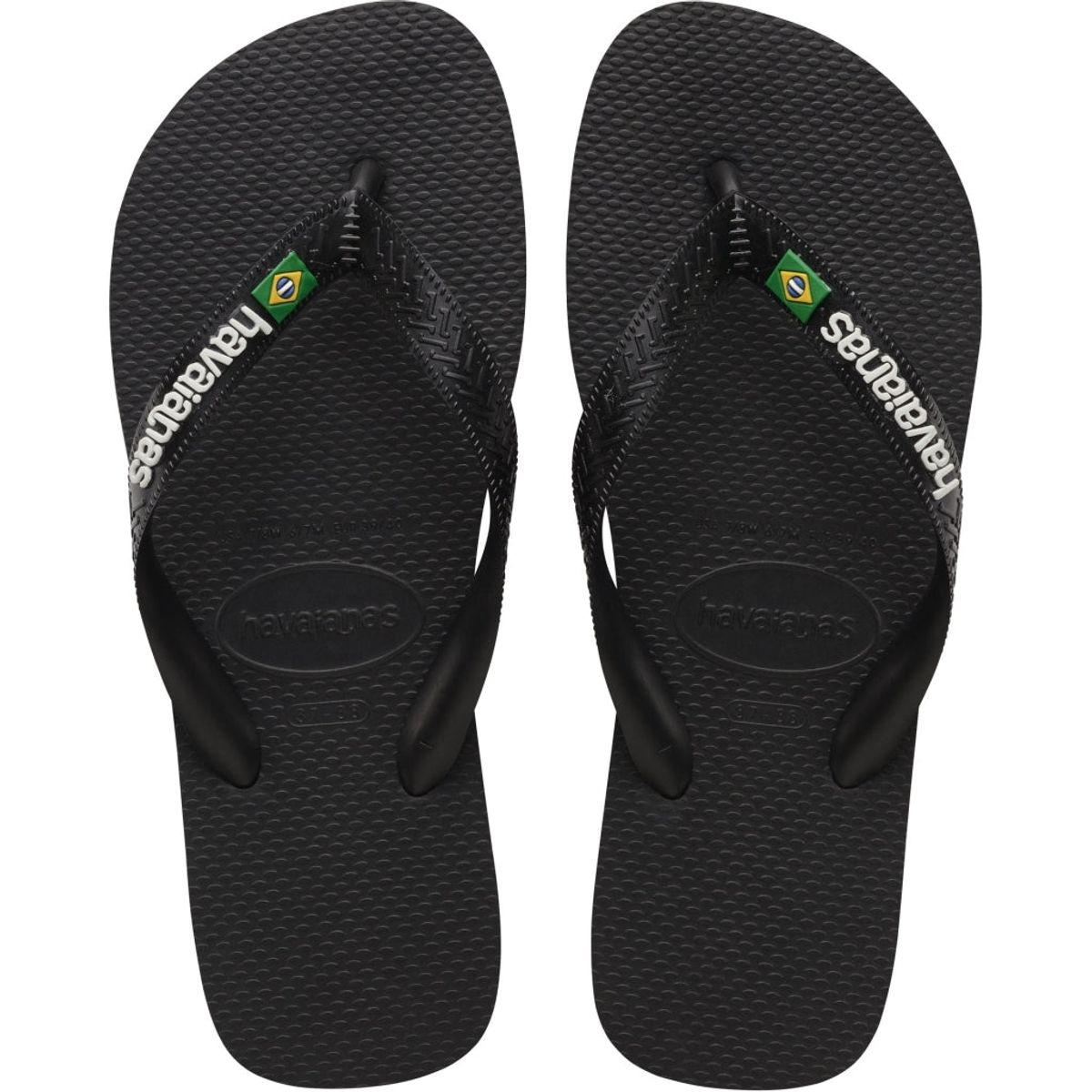 Havaianas Slippers Unisex Brazil Logo 4110850 - Black1069