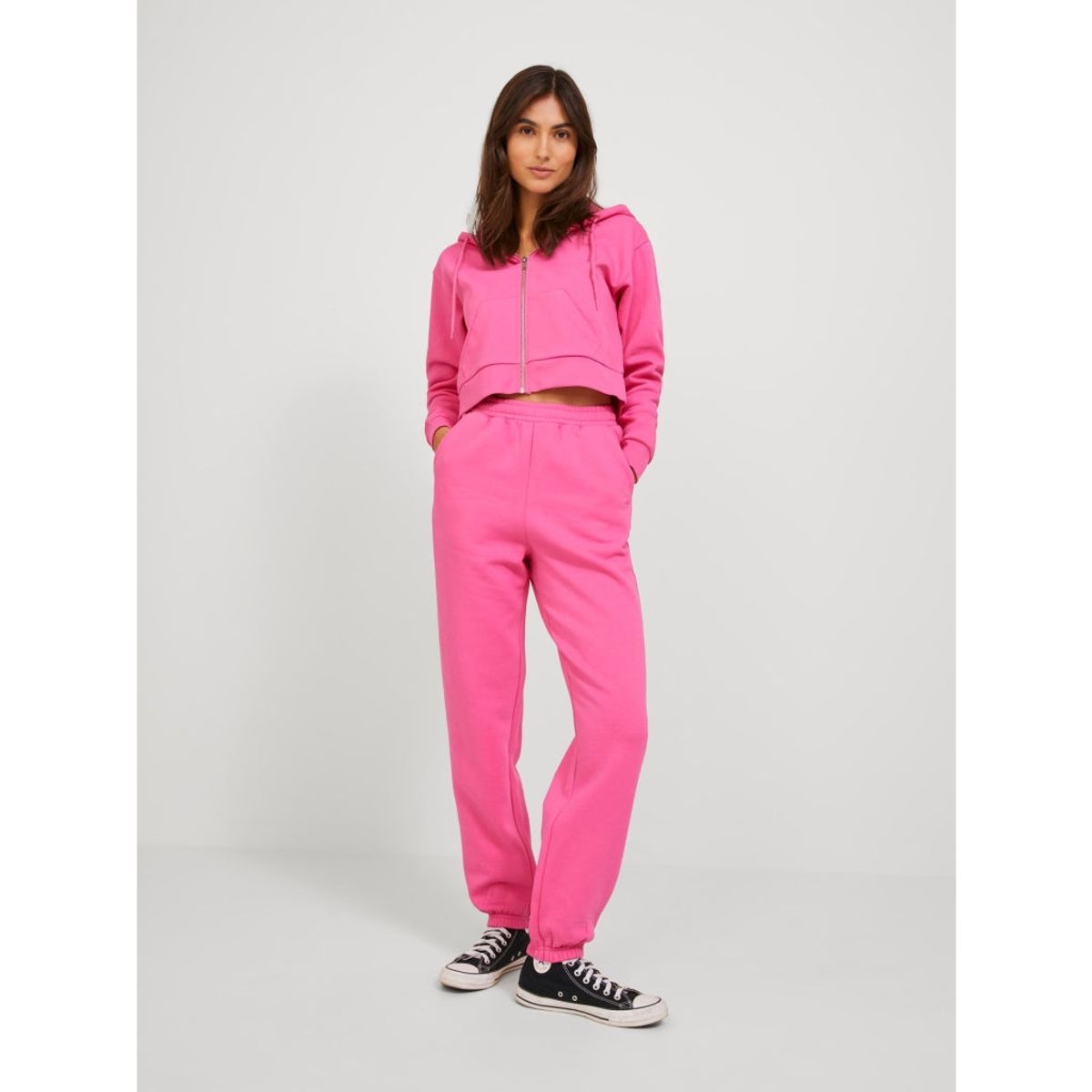 JJXX dame sweatpants JXABBIE - Carmine Rose MAGENTA JJXX LOGO