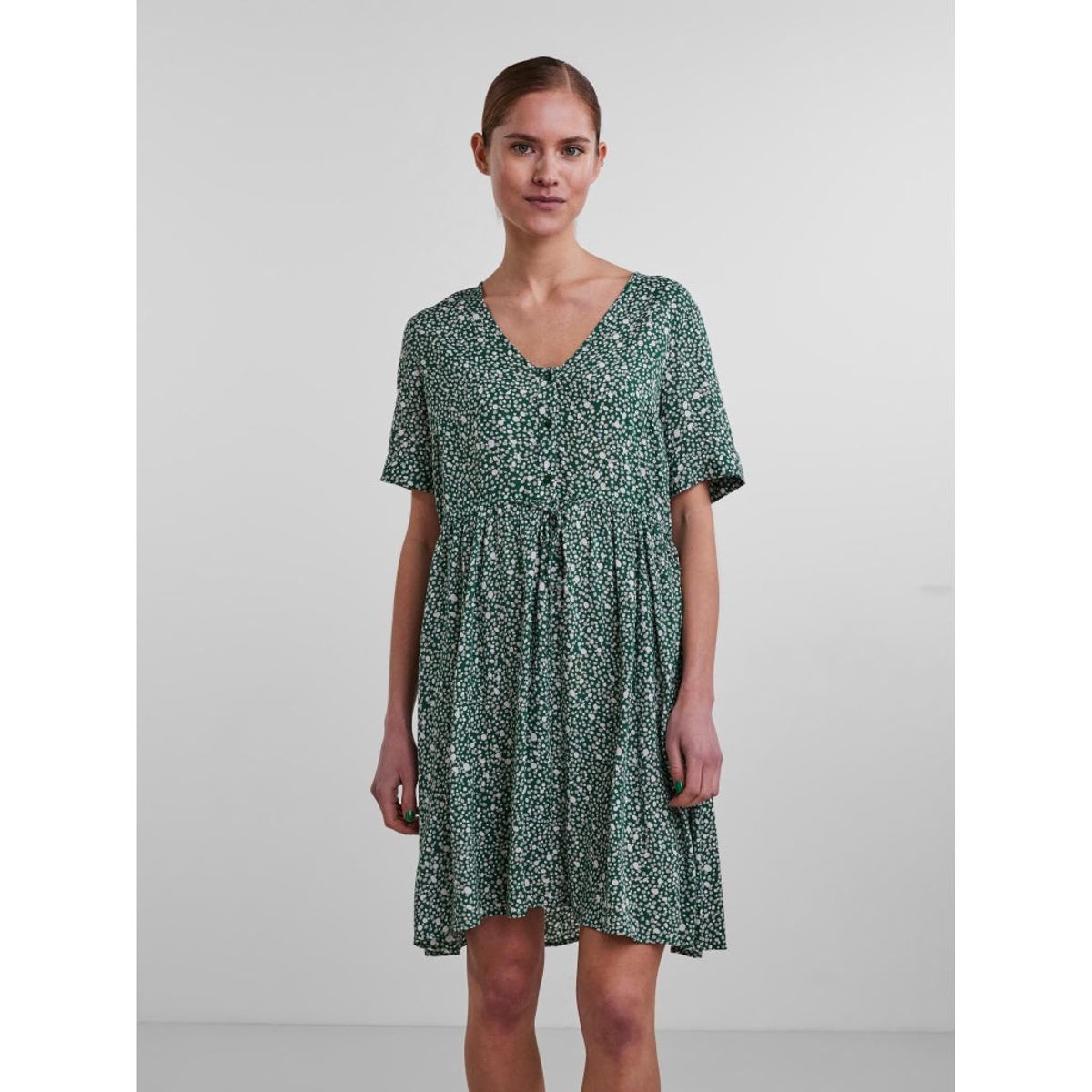 PIECES dame kjole PCNYA - Verdant Green Splash