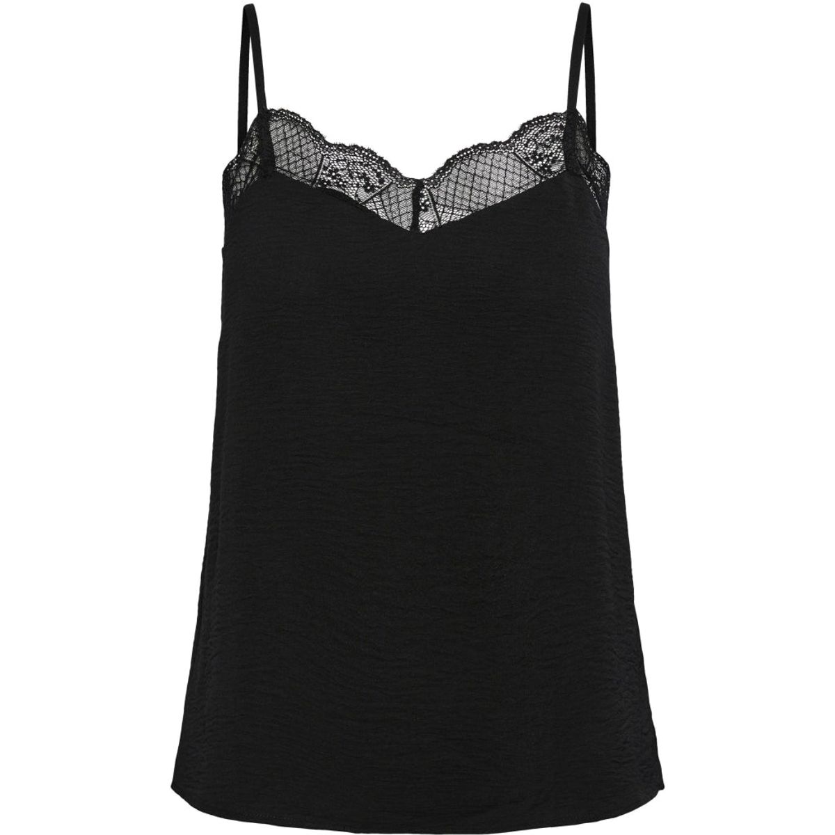 Pieces dame PCTIFFANY STRAP LACE TOP NOOS BC - Black