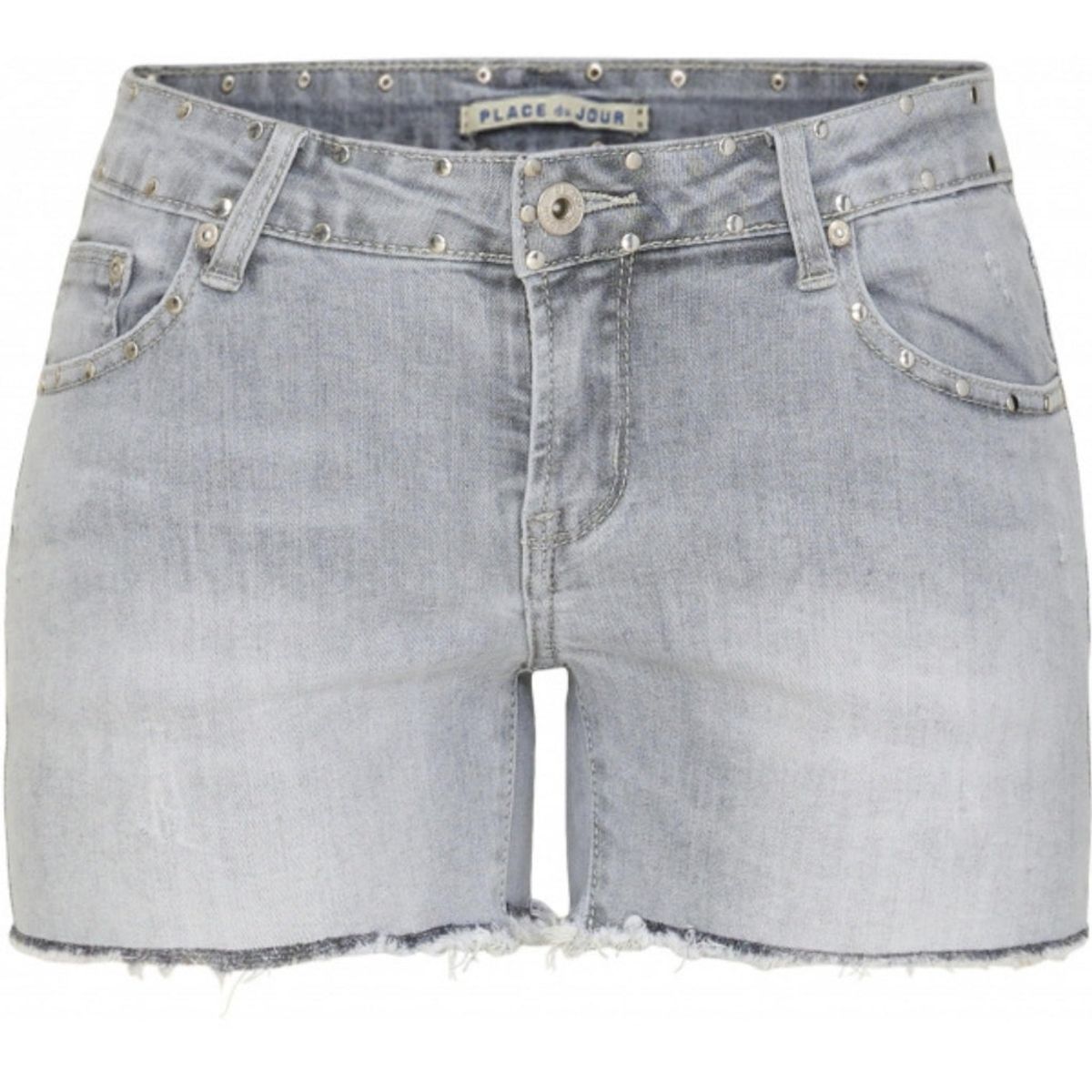 Place du Jour dame shorts 1619-GJ - Grey Denim