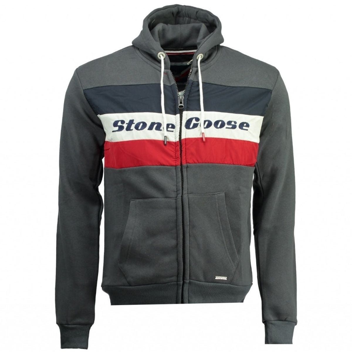 Sweatshirt STONE GOOSE Herre FAGOOSE - Dark Grey