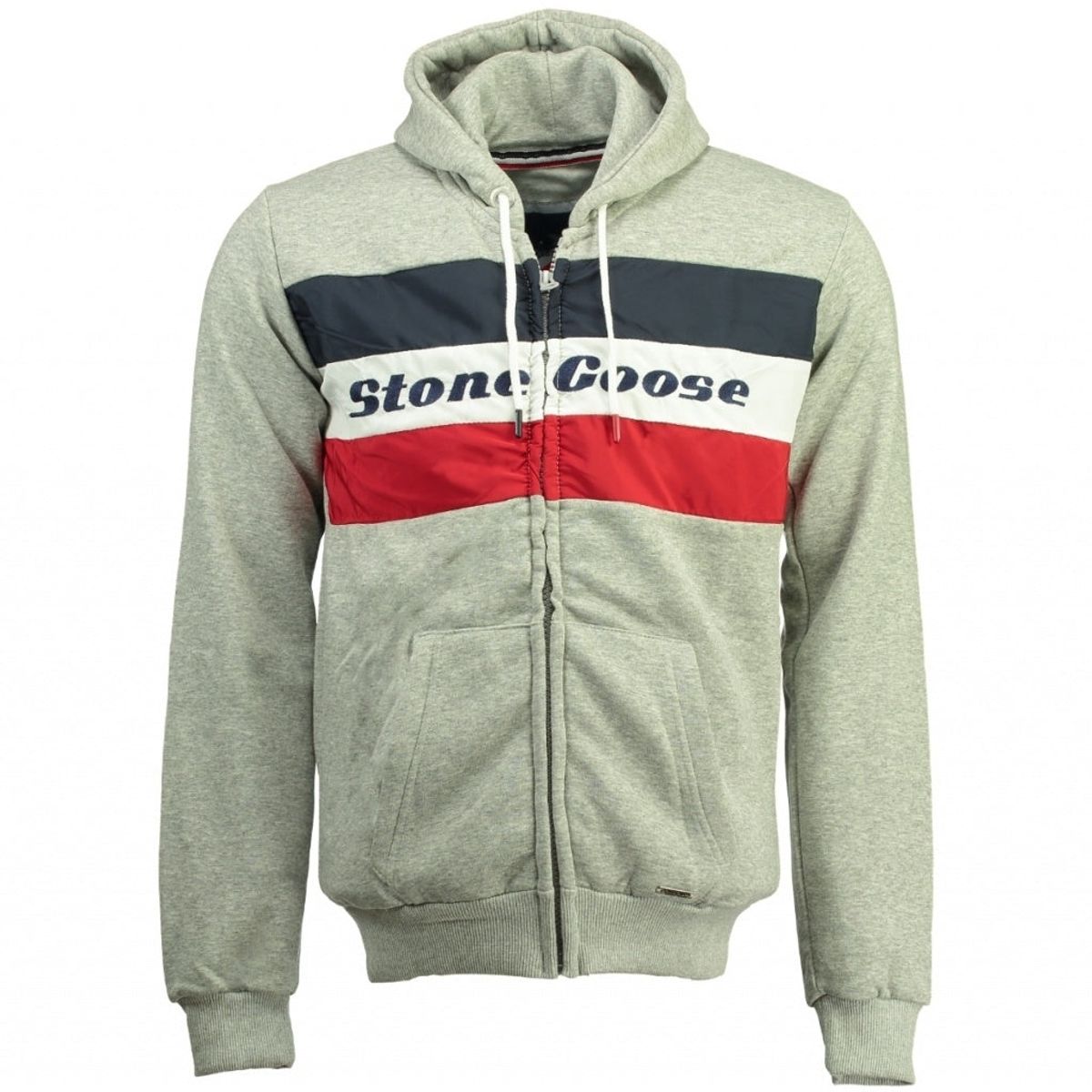 Sweatshirt STONE GOOSE Herre FAGOOSE - Light Grey