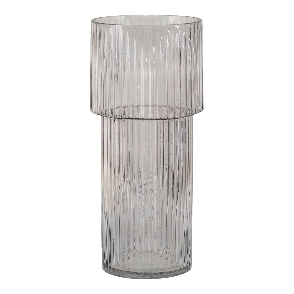 Vase - Vase, mundblæst glas, klar, ø17,5x40 cm