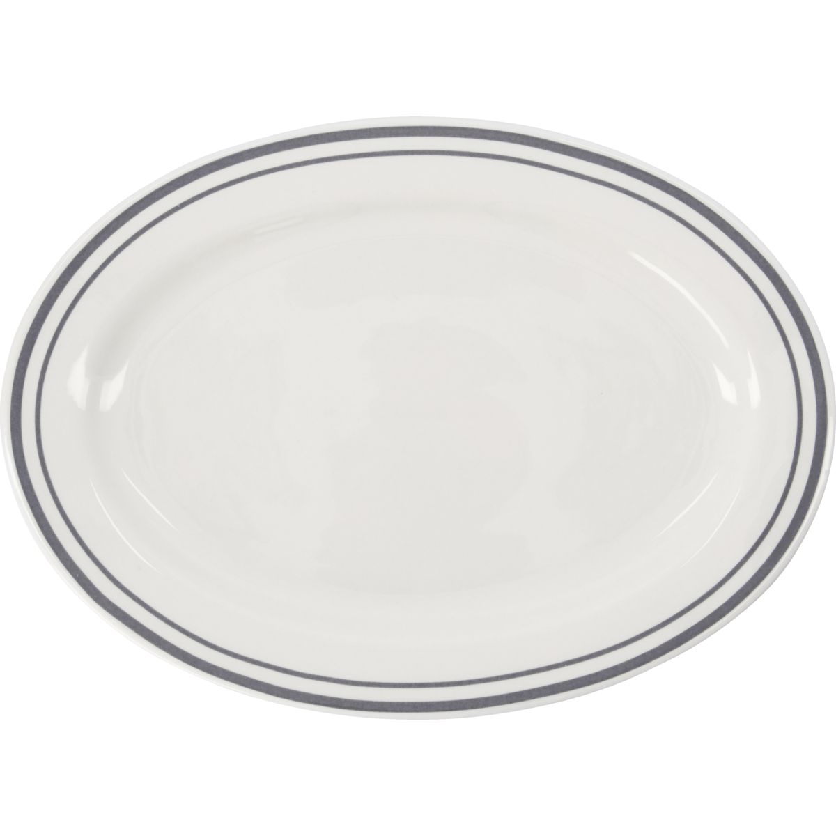 Serving dish, NVBistro, Grey - Grey / l: 29 cm, b: 22 cm / Porcelæn