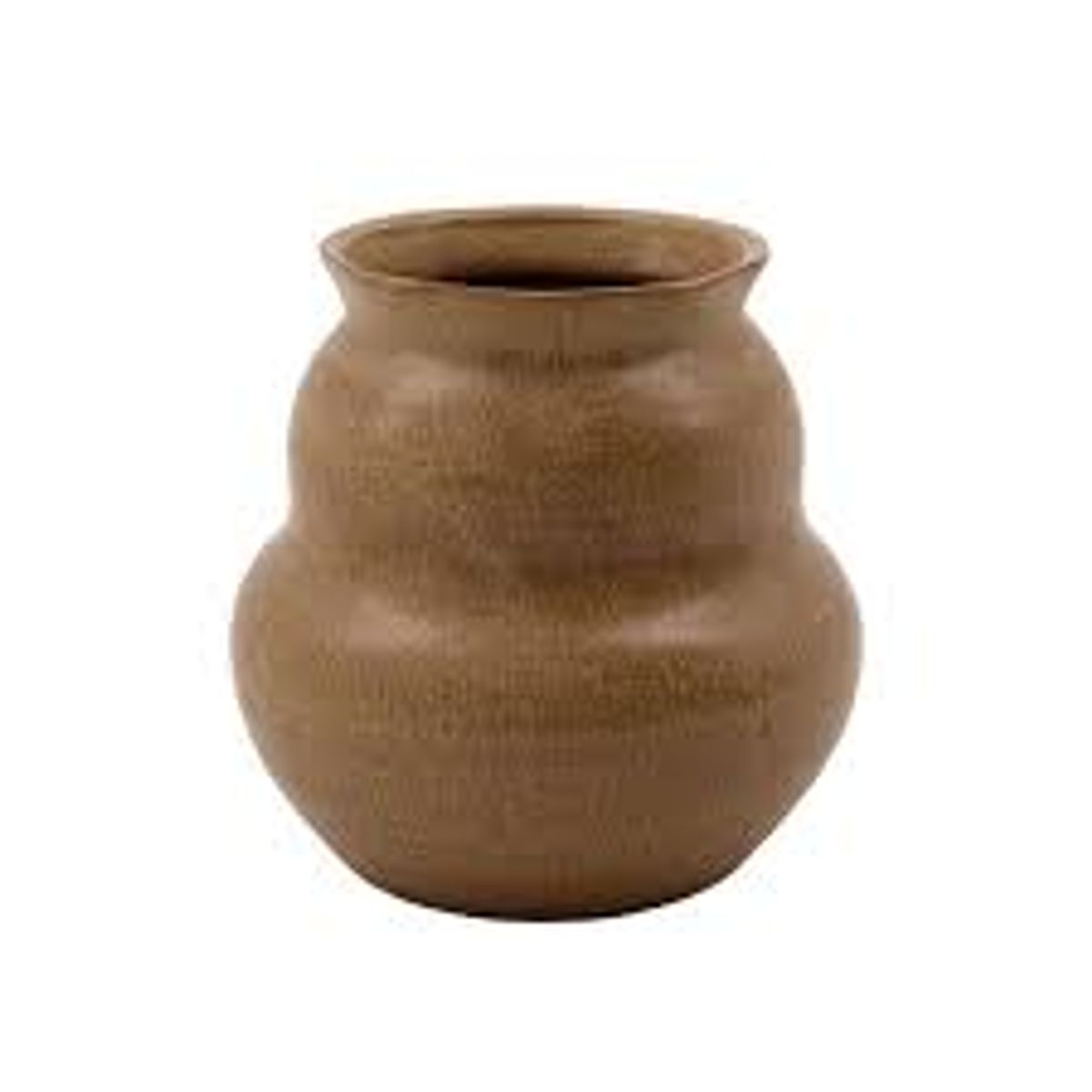 House Doctor - Vase, Juno, Camel - h: 15 cm, dia: 15 cm - h: 15 cm, dia: 15 cm / Camel