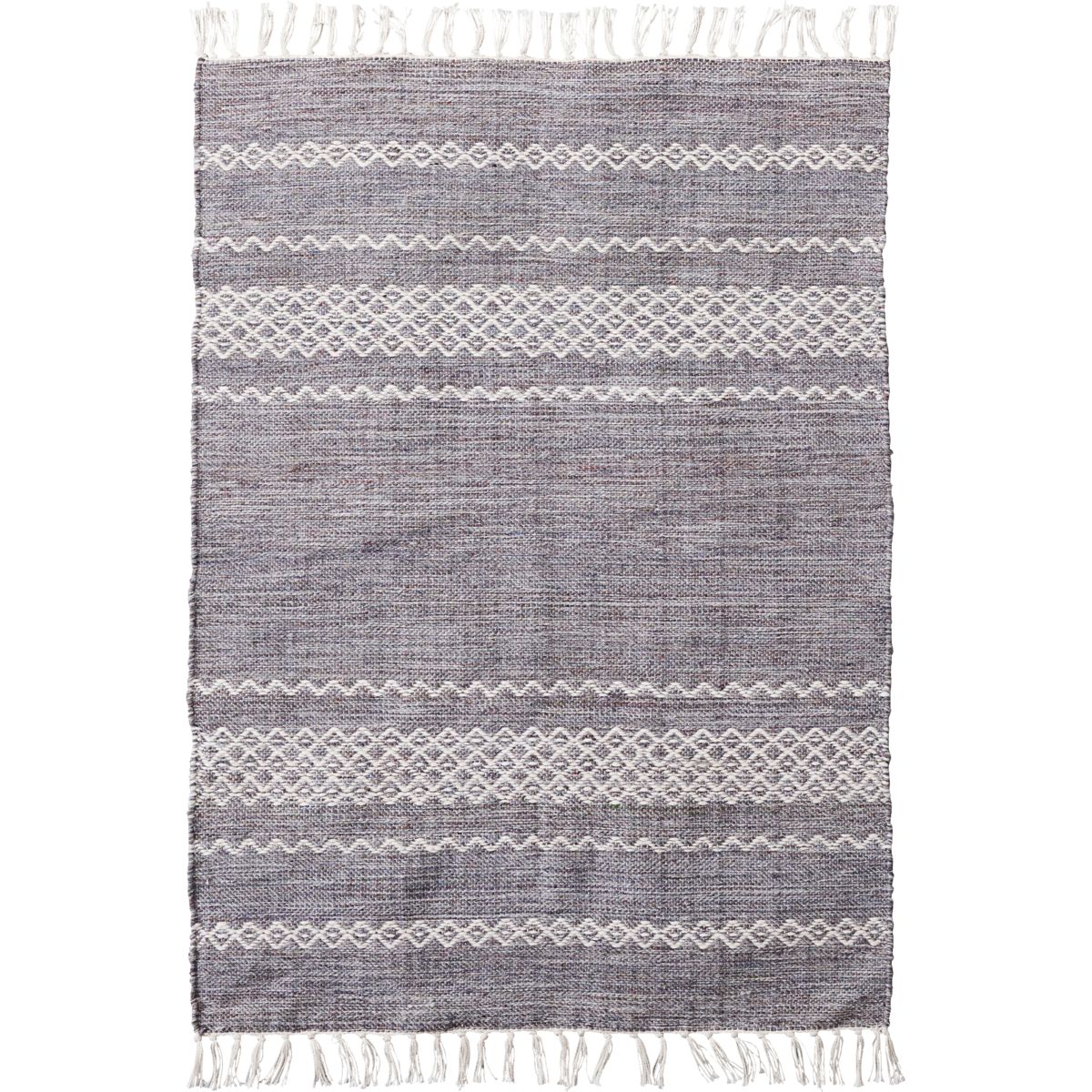 Tæppe, HDCiero, Lysegrå - Light grey / Recycled polyester / l: 130 cm, w: 85 cm