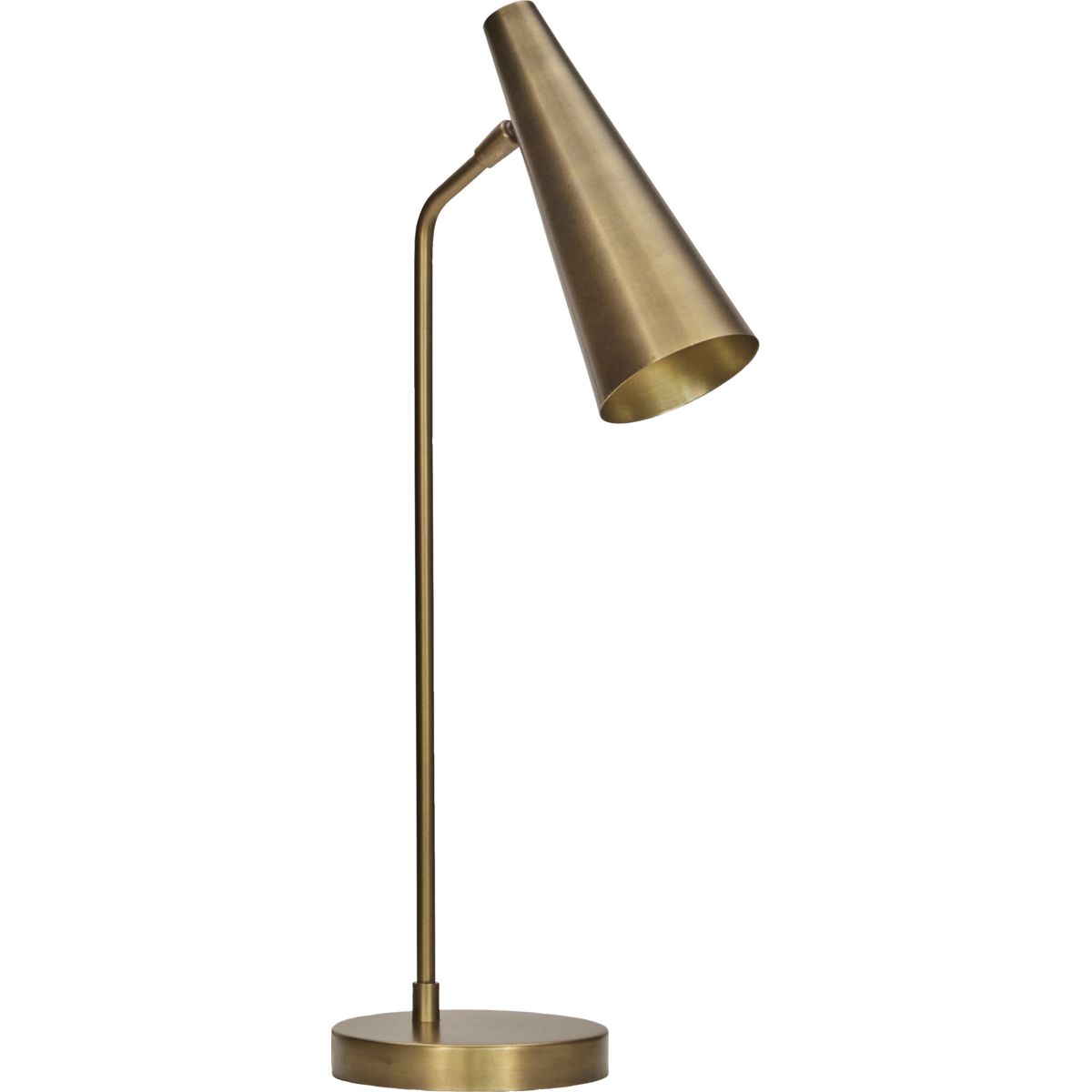 Bordlampe, HDPrecise, Messing - Brass / Iron , Brass / h: 52 cm