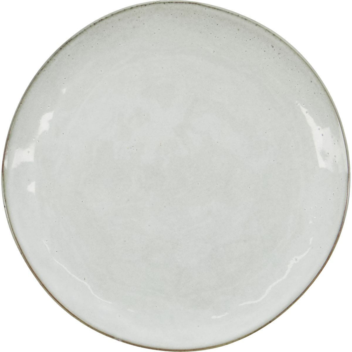 Cake plate, HDRustic, Grey;Blue - h: 2 cm, dia: 20 cm / Grå/Blå