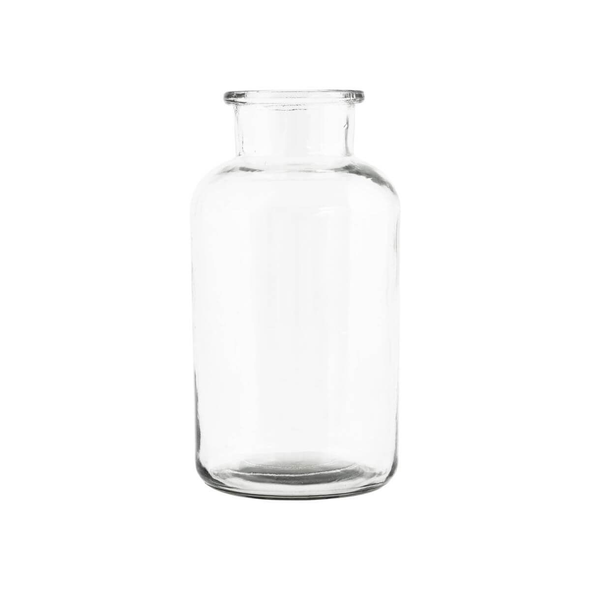 House Doctor - Vase, Jar, Klar - h: 20 cm, dia: 10 cm - h: 20 cm, dia: 10 cm / Klar