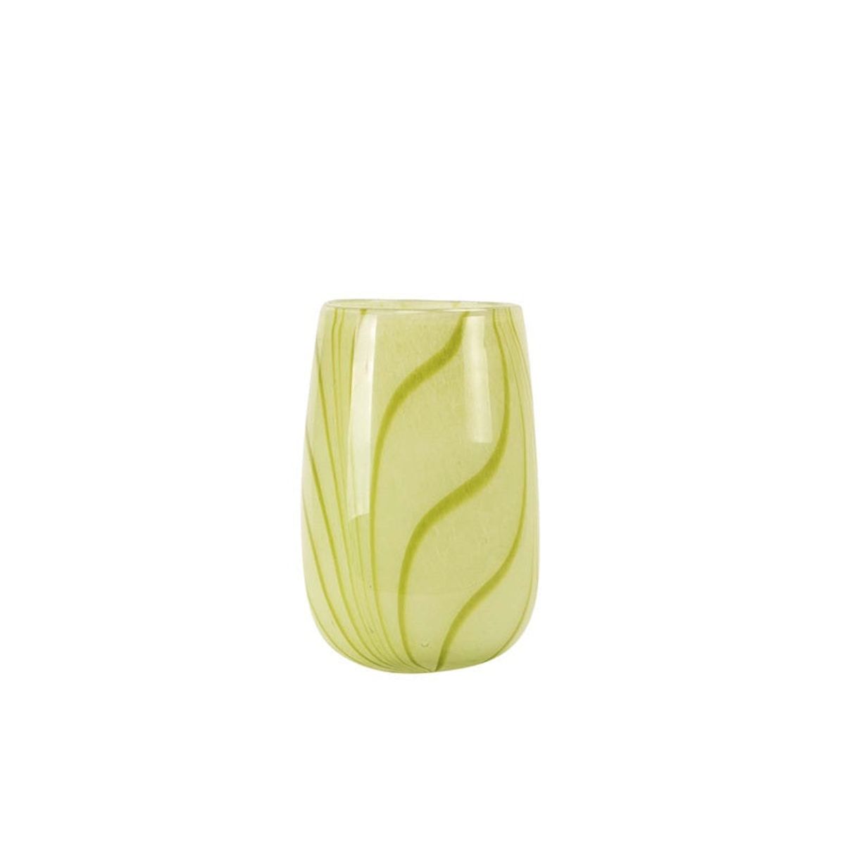 Zinnia vase, lime