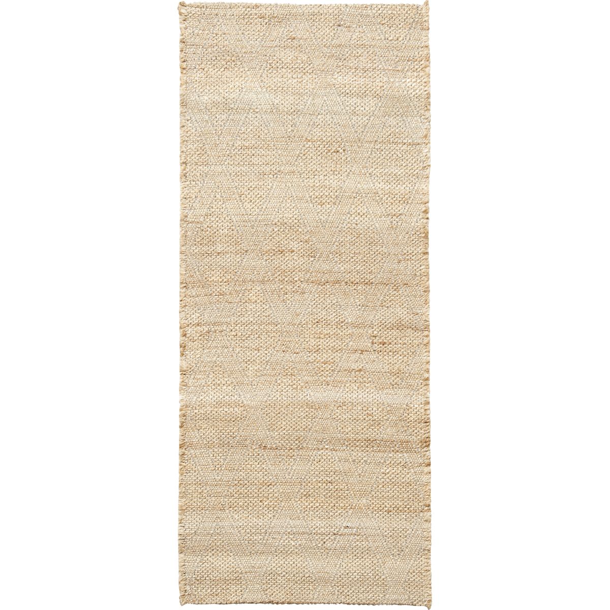 Tæppe, HDMara, Nude - Nude / Jute , Latex , Cotton / l: 240 cm, w: 100 cm