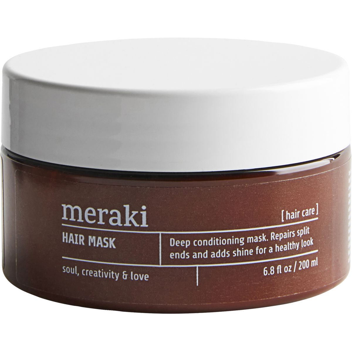 Hair mask, Brun