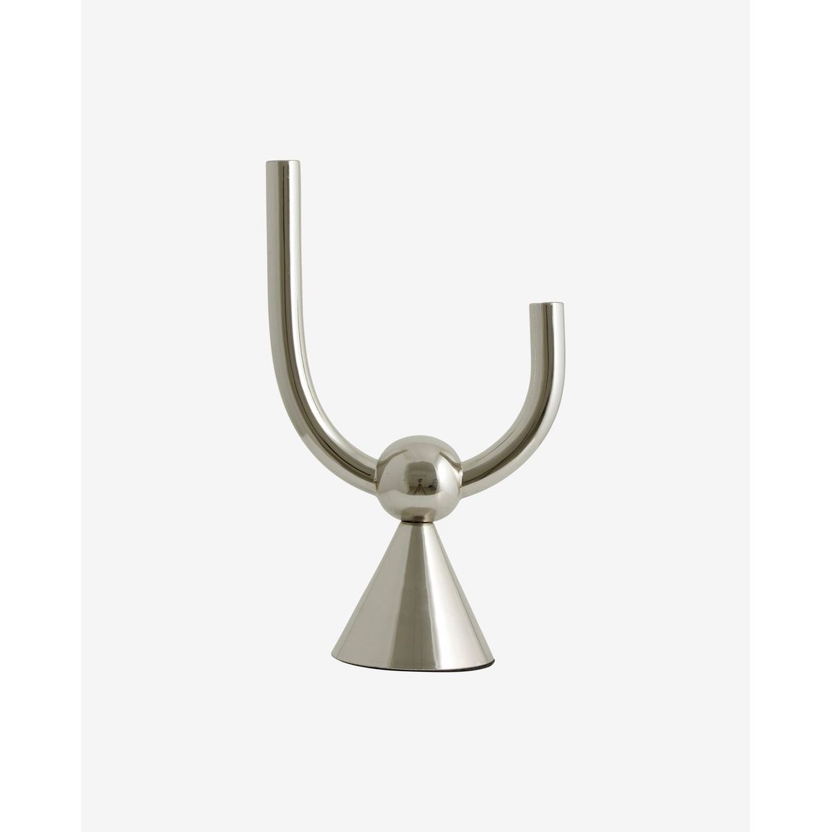 Nordal A/S CORFU candle holder - chrome finish