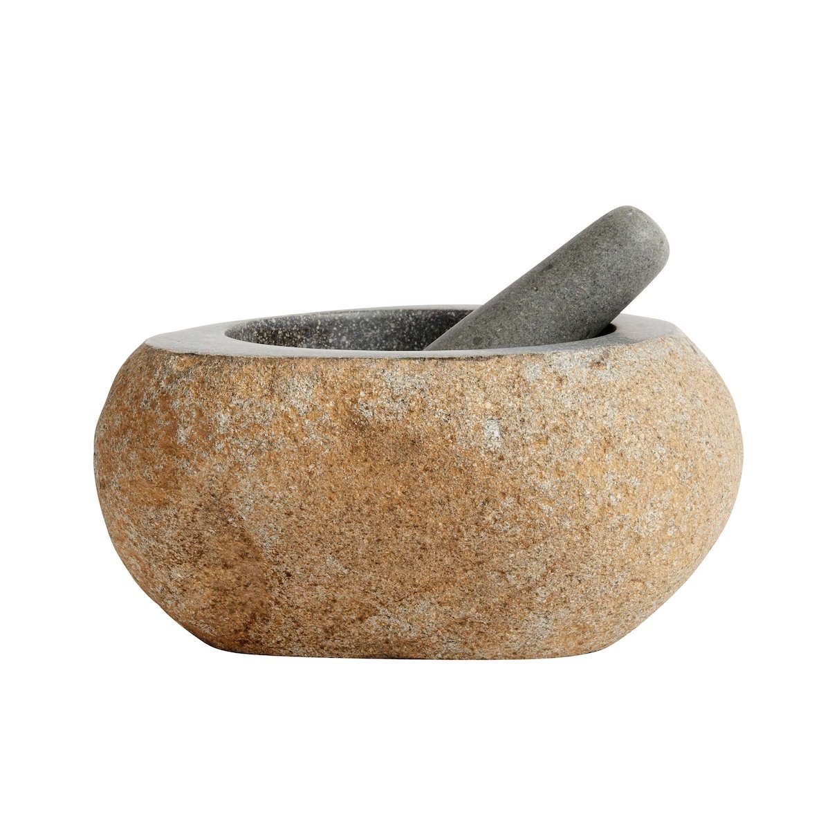 Morter Valley - Grå/Natur - Riverstone - H: 11 Ø: 18 cm