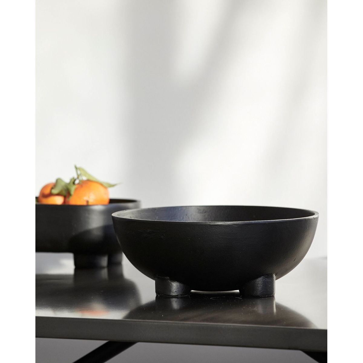 Nordal ASPO bowl, black, round