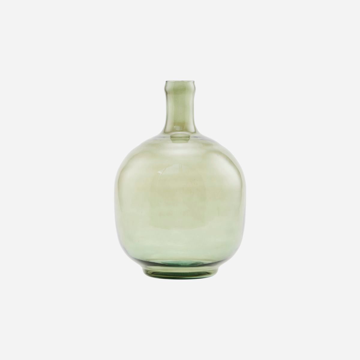 House Doctor - Vase, HDTinka, Grøn - Green / Glass / h: 31.5 cm, dia: 24 cm