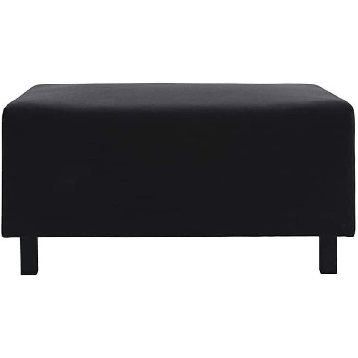 House Doctor, Pouf, Base, sort 85x60x44 cm - 85x60x44 cm / Sort