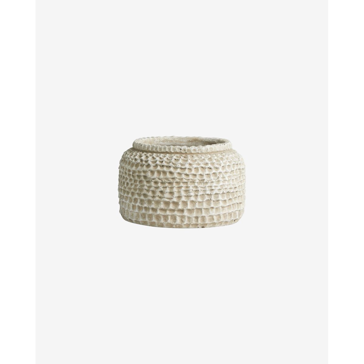 Nordal A/S AOBA pot, M, cement - white