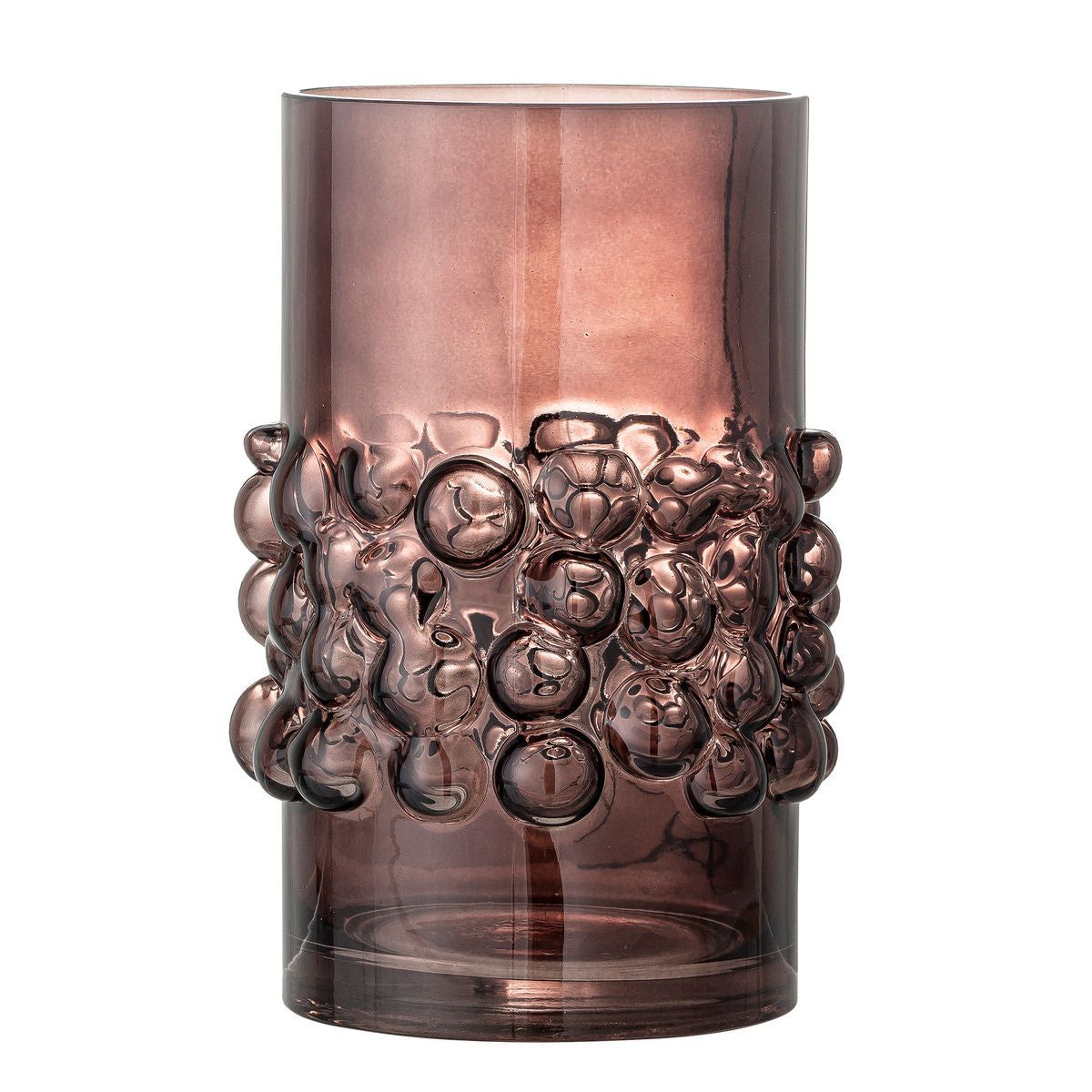 Bloomingville Bendie Vase, Brun, Glas